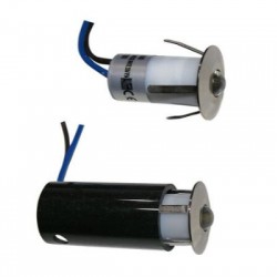 Φωτιστικό LED αλουμινίου Διαδρόμου Χωνευτό με κουτί 0.6W 40° 230VAC Θερμό Σατινέ - adeleq