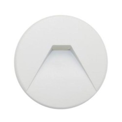 Πλάισιο αλουμινίου φωτιστικού εμμεσου φωτισμού.(3-97615)Στρογγυλό λευκό  - adeleq