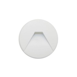 Alluminum Frame round white for recessed lighting fitting A615 - adeleq 