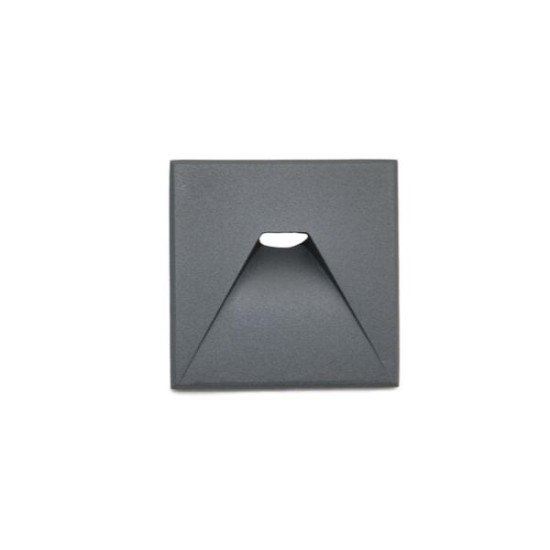 Πλάισιο αλουμινίου φωτιστικού εμμεσου φωτισμού.(3-97615) Τετράγωνο λευκό - adeleq