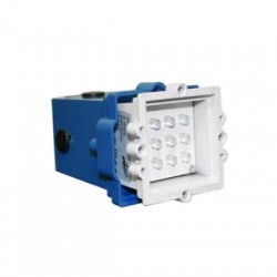 LED Φωτιστικό σώμα διαδρόμου αλουμινίου τετράγωνο χωνευτό με κουτί 0.6W Ψυχρό - adeleq