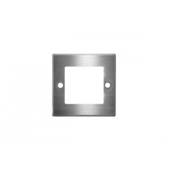 Πλάισιο αλουμινίου φωτιστικού τετράγωνο χωνευτό (9632 ) Λευκό  - adeleq