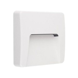 Φωτιστικό PC LED Εμμέσου φωτισμού Τετράγωνο 3W 3000Κ IP65 Λευκό - adeleq