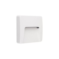 Φωτιστικό PC LED Εμμέσου φωτισμού Τετράγωνο 3W 3000Κ IP65 Λευκό - adeleq