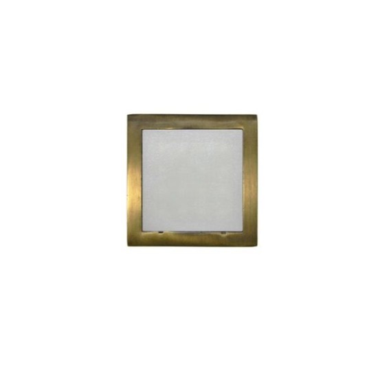 Φωτιστικό LED Αλουμινίου επίτοιχο Τετράγωνο 1W Θερμό Γκρί - adeleq