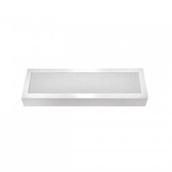 Φωτιστικό LED Αλουμινίου Επίτοιχο Oρθογώνιο 1.3W Θερμό Λευκό - adeleq