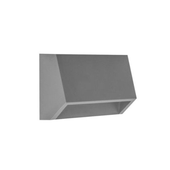 Φωτιστικό PC LED Εμμέσου φωτισμού Κυρτό Ορθογώνιο 2W 3000Κ IP65 Λευκό - adeleq