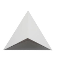 Φωτιστικό LED Αλουμινίου Επίτοιχο τριγωνικό μονής κατέυθυνσης 12W 3CCT IP54 Λευκό - adeleq
