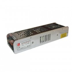 Aluminum power supply mini size for led strips 230V/12VDC 200W - adeleq