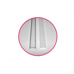Κάλυμμα Διάφανο 1μ Για Προφίλ Επίτοιχο οβάλ 30-0520 - 30-0521 - adeleq 