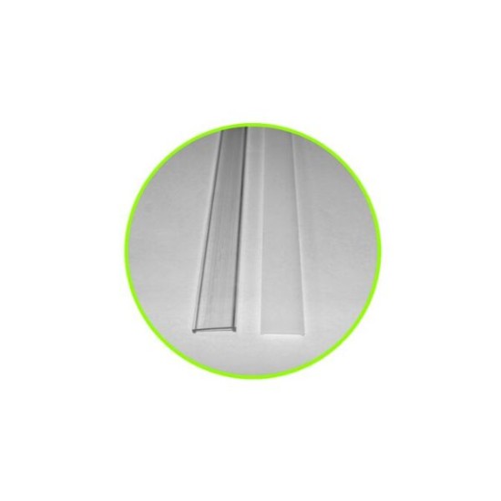 Κάλυμμα μάτ 1μ Για Προφίλ Επίτοιχο οβάλ φαρδύ 30-0530 - 30-0532 - adeleq 
