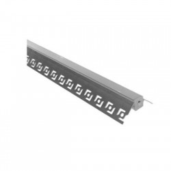 Προφίλ γυψοσανίδας αλουμινίου εξωτερική γωνία 2μ για Ταινία εως 11mm - 30-054700 - adeleq