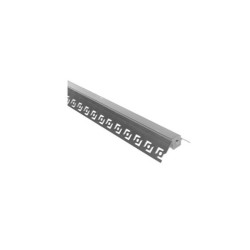 Trimless Recessed Led profile 2m external angle for led strips max W:11mm 49.8*14.02*21.88mm - 30-054700 - adeleq