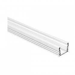 White profile 2m wall mounted Deep for led strips W:17.7mm H:12.2mm - 30-0550020 - adeleq