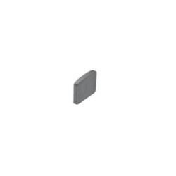End caps silver w/o hole for aluminum led profile wall mounted 30-055002 - 30-055004 - adeleq