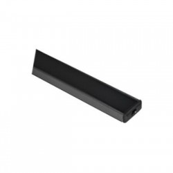 Aluminum profile black 2m wall mounted for led strips max W:11mm L:2m W:15.8mm H:6mm - 30-055021 - adeleq