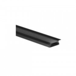 Προφίλ χωνευτό φαρδύ 2μ  για Ταινίες εως w:22.7 h:7.5 Μάυρο - 30-0556021 - adeleq
