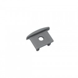 Τάπες Ασημί με τρύπα για προφίλ αλουμινίου χωνευτό βαθύ 30-056002 - 30-056003 -adeleq 