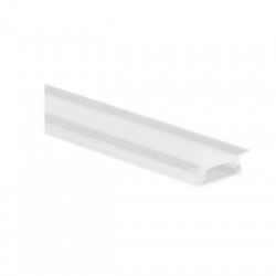 Aluminum Profile white 2m wall fitted for led strips max W:11mm L:2m W:21.2mm H:5.6mm - 30-056020 - adeleq
