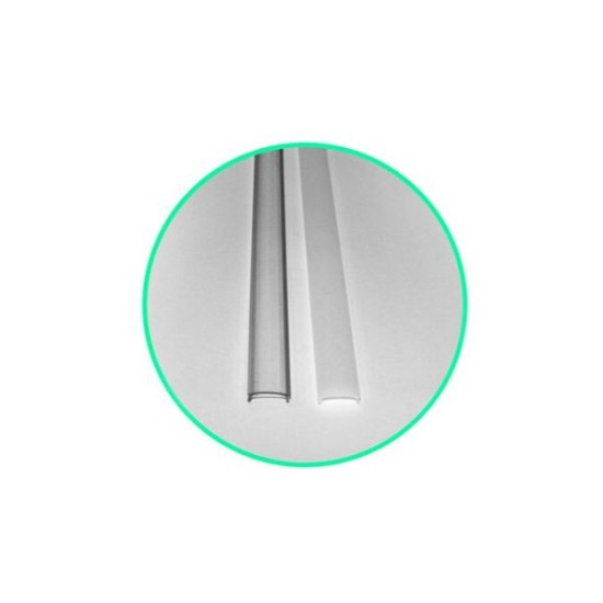 Κάλυμμα μάτ 1μ Για Προφίλ Επίτοιχο Γωνία 30-0570 - 30-0572 - adeleq 