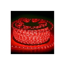 Led Rope Light Clear Round D13mm 1wires 36led/m Red - adeleq