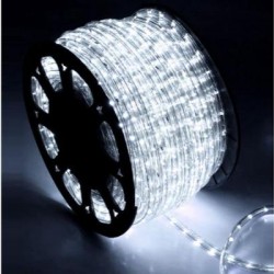 Φωτοσωλήνα LED Φ13mm Δικάναλη ΜΕ 36Led/m Ψυχρό - 30-2600 - adeleq