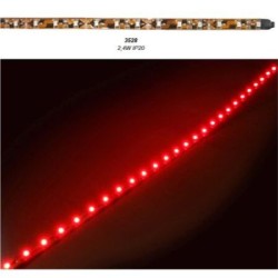 Led SMD Strip IP20 DC12V 2.4W 30LED 120' 50cm red - Adeleq