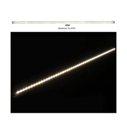 Μπάρα LED mini αλουμινίου 1m 24VDC 11W 48LED 120° Θερμό IP54  - 30-334100 - adeleq