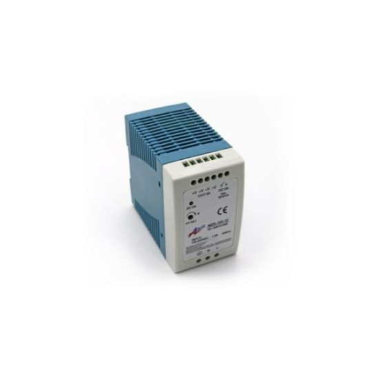 Din Rail Power Supply Unit 220-240VAC/12VDC 100W - adeleq