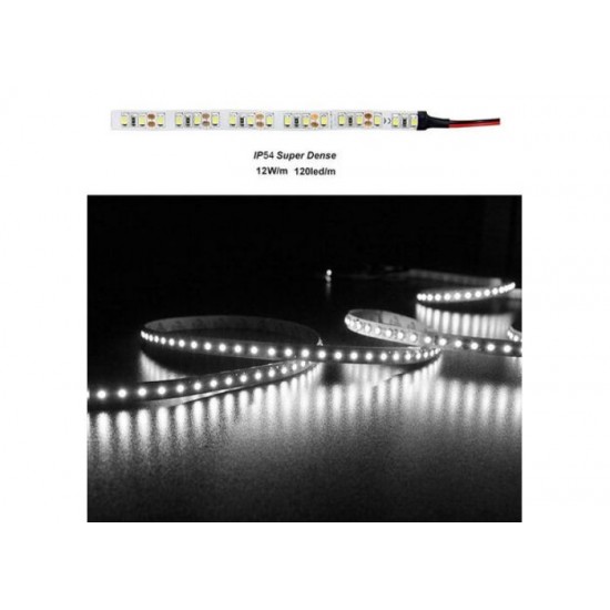 Led Strip Dense White PCB 5m12VDC 120L/m 120L/m Neutral White IP54 - Adeleq
