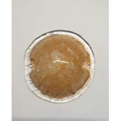 Ceiling lamp oxided 1x60W / G9  - Glass amber handmade 1Χ60W / E14 - 3017501 - Petit R - VIOKEF