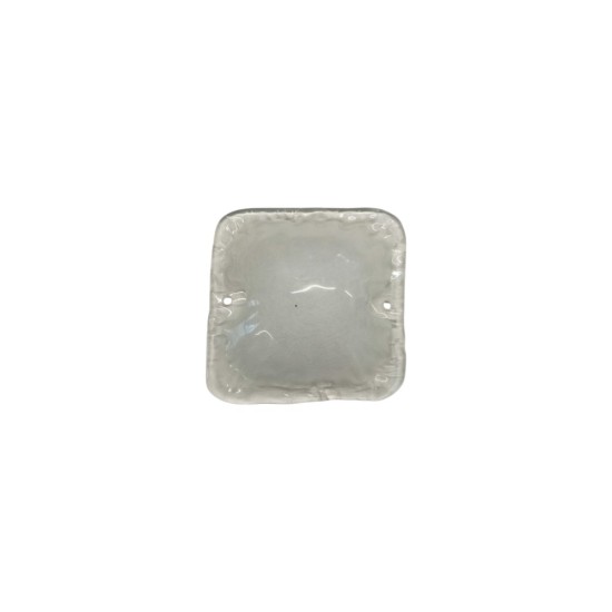 Ceiling lamp oxided 1x60W / G9  - glass white handmade 1Χ60W / E14 - 3017600 - Petit Sq - VIOKEF