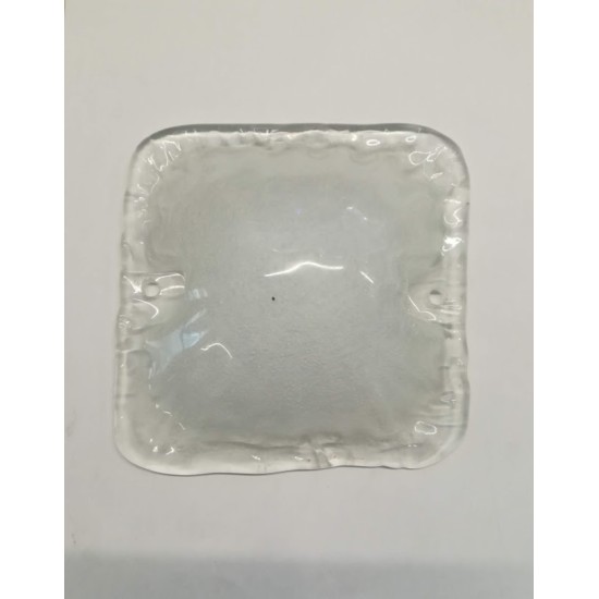 Ceiling lamp oxided 1x60W / G9  - glass white handmade 1Χ60W / E14 - 3017600 - Petit Sq - VIOKEF