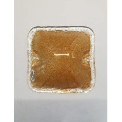 Ceiling lamp oxided 1x60W / G9  - Glass amber handmade 1Χ60W / E14 - 3017601 - Petit Sq - VIOKEF