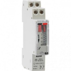 Χρονοδιακόπτης αναλογικός ράγας 1 Στοιχείου - Ημερήσιος με εφεδρεία 150 Ωρών - ELO-D - Vemer