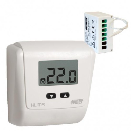 Θερμοστάτης ασύρματος RF +R X16A SET KLIMA LCD RF