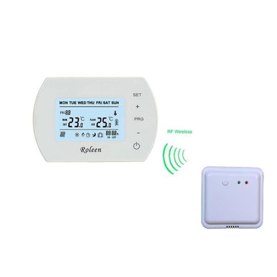 Χρονοθερμοστάτης  εβδομαδιαίος / Επίτοιχος ασύρματος RF R309SET