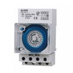 Χρονοδιακόπτης αναλογικός ράγας 3 Στοιχείων - Ημερήσιος με εφεδρεία 150 Ωρών - Ellicom