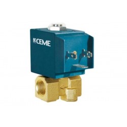 Ηλεκτροβάνα Νερού (NC) 1/4'' Ίντσες 10Bar / 130oC Νερου - 80oC Περιβάλλοντος - CEME