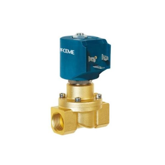 Ηλεκτροβάνα Νερού (NC) 1/2'' Ίντσες / Μηδενικής πίεσης / 130oC Νερου - 80oC Περιβάλλοντος - CEME