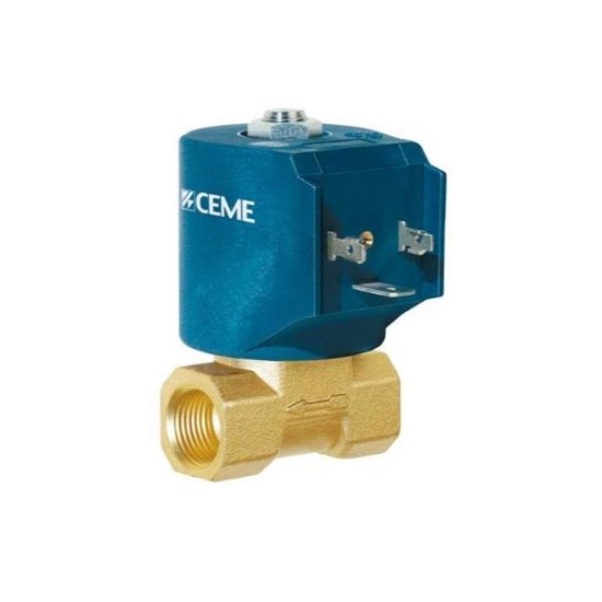 Ηλεκτροβάνα Πετρελαίου 1/4'' Ίντσες 10Bar / 130oC Νερου - 80oC Περιβάλλοντος - CEME