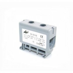 Σύνδεσμος καλωδίων 1 Πόλου ράγας και βίδας 145A 800V - adeleq