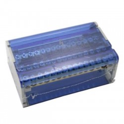 Διακλαδωτήρας ράγας 125A 500V 4 μπάρες x 15 πόλοι - adeleq