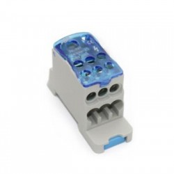 Διακλαδωτήρας ράγας 160A 500V 1 μπάρα x 6 πόλοι - adeleq