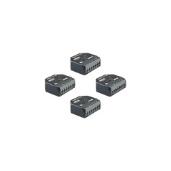 Έξυπνος διακόπτης (Σέτ 4τεμ) με μέτρηση ισχύος 2κανάλια 16A Zigbee, Bluetooth, Wi-Fi και Matter Shelly2PMGen4 4-Pack