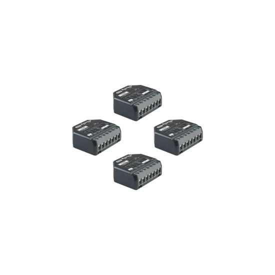 Έξυπνος διακόπτης (Σέτ 4τεμ) με μέτρηση ισχύος 2κανάλια 16A Zigbee, Bluetooth, Wi-Fi και Matter Shelly2PMGen4 4-Pack