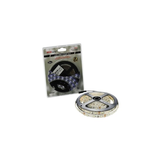 Ταινία Led 4000K Blister Kit 3Μέτρα IP65 Με τροφοδοτικό 12V DC - 3MKITNW - ACA