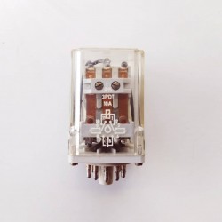 Ρελέ τύπου λυχνίας κυκλικής διάταξης επαφών 11 ποδών 230V AC - R15