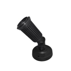 Φωτιστικό Κήπου PC Με βάση Ε27 PAR-38 IP44 Μάυρο - adeleq