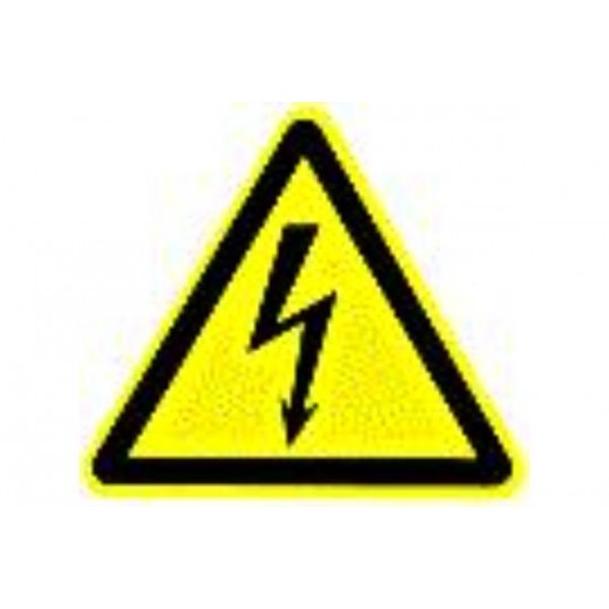 Πινακίδα Αυτοκόλλητη Κεραυνός 200mm - 40004 - HILPRESS